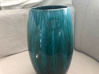 Vintage BLUE MOUNTAIN POTTERY BMP Canada Drip Glaze Vase MCM mid century 3