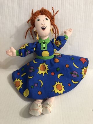 13 " Ms Frizzle Doll 1999 The Magic School Bus Plush Doll Pre Owned Vintage
