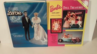 2 Vintage Barbie Books “doll Treasures” & Encyclopedia Of Dolls & Collectibles