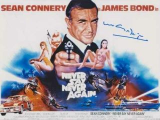 Lorenzo Semple Jr.  (,) 007 James Bond Rare Autograph Screenwriter Nsna 1983