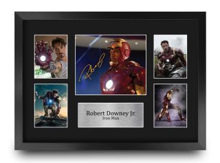 Robert Downey Jr Gift Idea Signed Autograph A3 Picture Print To Movie Fans
