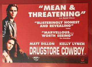 Drugstore Cowboy 1980’s Video Shop Poster