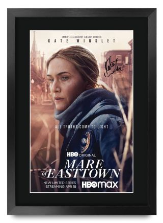 Mare Of Easttown Movie Poster Kate Winslet Poster Signed Print For Movie Fans