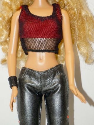 2003 SHAKIRA Barbie DOLL Blonde Hair Mattel LEA FACE SCULPT w/Original Outfit 3