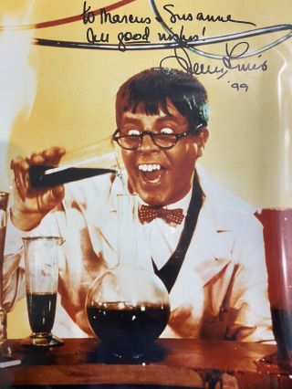 Jerry Lewis Autograph “the Nutty Professor”