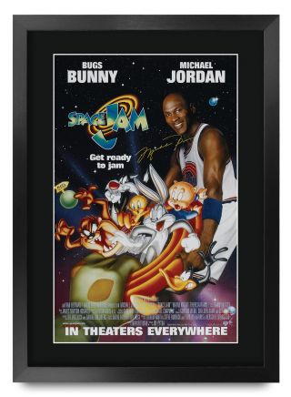 Space Jam Poster Signed Autograph A3 Picture Print For Movie Memorabilia Fan