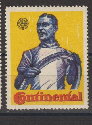German Poster Stamp Continental Tyres
