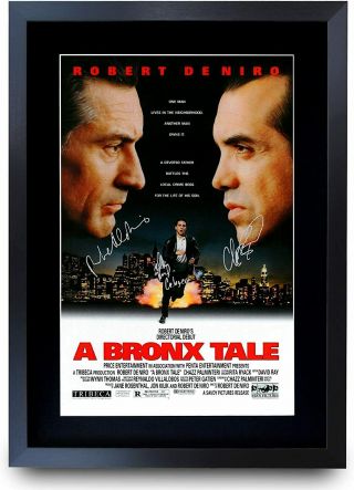 A Bronx Tale Robert De Niro Gifts Poster Signed Autograph Picture For Movie Fans