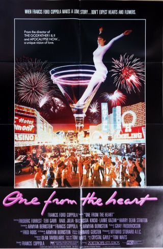 One From The Heart 1982 Nastassia Kinski Francis Ford Coppola Us Poster