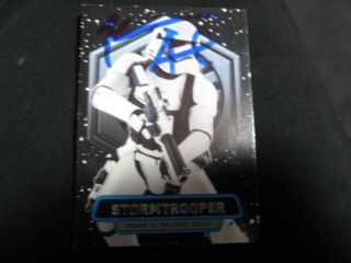 Kevin Smith Legend Signed Star Wars The Force Awakens Stormtroopers Trading Card