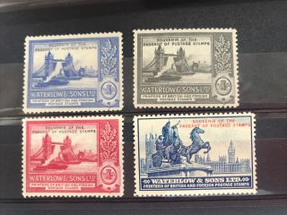 Gb Gv Cinderella Waterlow Pageant Of Postage Stamps