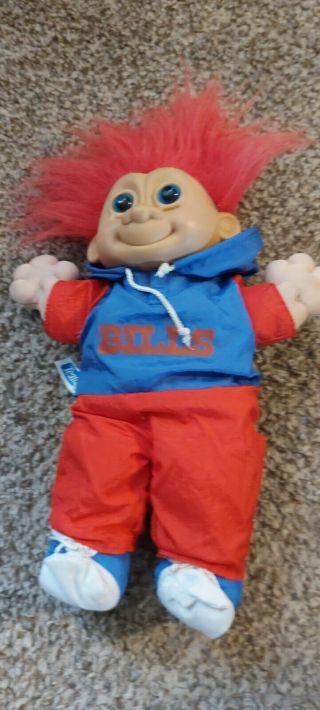 Russ Berrie Troll Kidz Team Nfl Buffalo Bills Russ Troll Doll