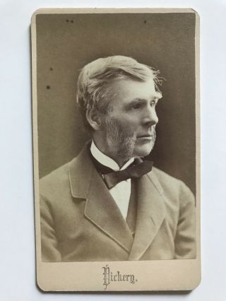 Rare Antique Haverhill Massachusetts Handsome Man Civil War Cdv Photo