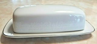 Crown Victoria Lovelace Butter Dish