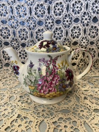 Vintage Sadler England Windsor Teapot - Floral Design