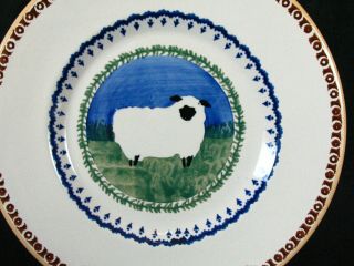 Nicholas Mosse pottery,  dessert plate with sheep,  early 90s 2