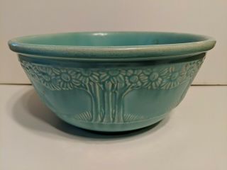 Homer Laughlin Apple Orange Tree Mixing Bowl Largest 9 7/8 Inches