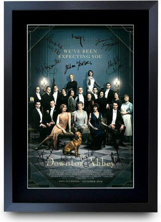 Downton Abbey Hugh Bonneville A3 Poster Signed Autograph Picture For Movie Fan