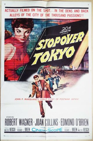 Stopover Tokyo 1957 Robert Wagner Joan Collins Edmond O 