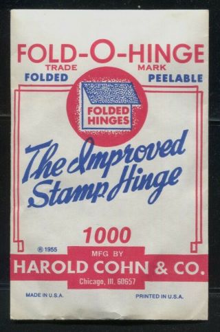 Fold - O - Hinge 1955 Packet Of 1000