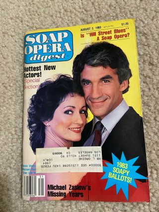 1983 Soap Opera Digest 16 Vol.  8 One Life To Live Michael Zaslow Robin Strasser