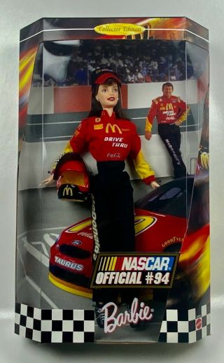 Nascar Official 94 Mcdonalds Barbie Doll - Collector Edition 1999