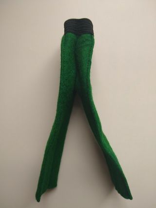VOGUE Jill Ski Pants 3264 Heavy Wool Green Felt Pants w/ Elastic Waist 3