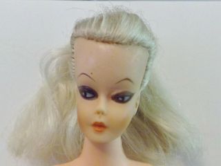 Vintage 1960s Eegee Babette Barbie Clone Platinum Blonde 11 ½” Fashion Doll 3