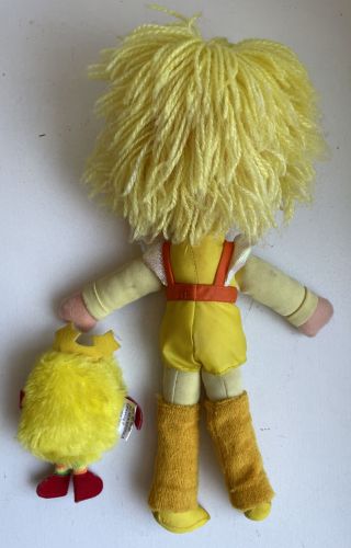 1983 Rainbow Brite 10” Doll Canary Yellow with Spark Sprite Mattel Hallmark 2