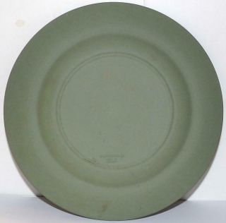 Vintage Wedgwood Jasperware Green & Terracotta PLATE George Stubbs Horse Plate 2