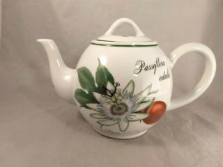 Apilco Elysian Garden 6 Cup Teapot - Passiflora Edulis/vaccinium Corymbosum