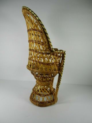 Wicker Chair for Doll or Plant 12 