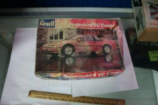 Revell Thunderbird Sc Coupe 1:25 Scale Model Kit Open Box Jsh