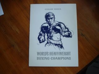 Worlds Heavyweight Boxing Champions - Slania