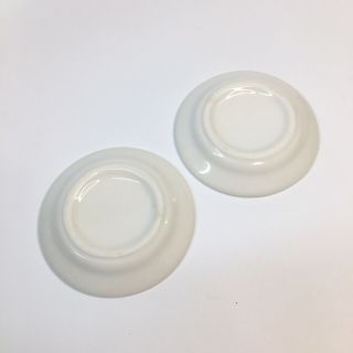 Set of 2 / Ceramic Plates from American Girl Maryellen Seaside Diner 3