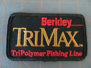 Vintage Berkley Tri Max Fishing Patch - 4 X 2 1/2 Inch