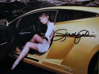 Sarah Palin Lamborghini Signed Photo &