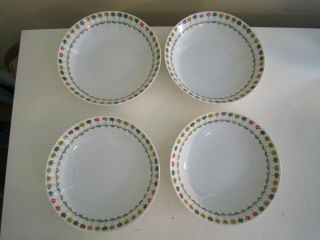 Set Of 4 Mid Century Rosenthal Germany Piemonte Pucci Soup Bowls 2