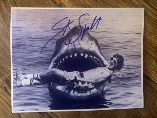 Steven Spilberg,  Hand Signed 8.  5x11 Autograph Photo.  Jaws Rare Signed Photo.
