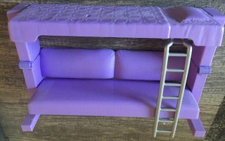 Barbie Dream House Purple Bunk Bed Sofa Couch Replacement Part For Dreamhouse