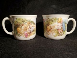 Royal Doulton Mug Classic Winnie The Pooh Disney Porcelain Children’s 2 Cups