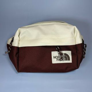 The North Face Lumbar Waist Fanny Pack Sling Vintage White Red Burgundy