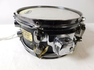 Vintage 1980s Black Panther Snare Drum Tiny Piccolo Small 10 " Wide X 5.  5 " High