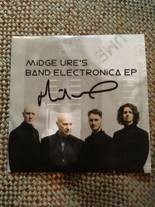 Midge Ure Signed Electronica Ep Cd Ultravox