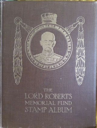 The Lord Roberts Memorial Fund Stamp Album Series 1 Incomplete Cinderella