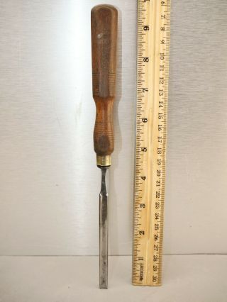 Old Wood Carving Tool Vintage E.  Preston & Sons 5/16 " No.  6 Sweep Incanal Gouge