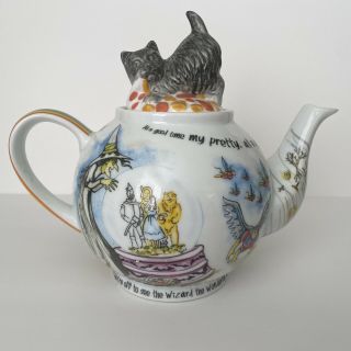 Wizard Of Oz Tea Pot Teapot Toto Lid 6 Cup Paul Cardew England