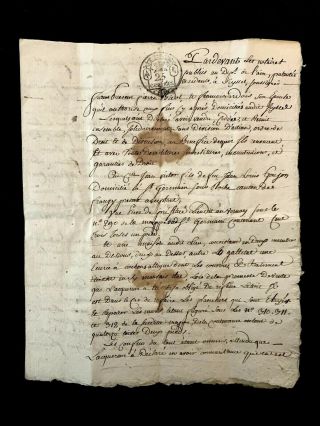 1798 Stamped Paper Document