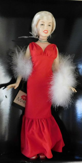 Vintage 1980s Marilyn Monroe World Doll Red Dress 1st Celebrity Minty 2