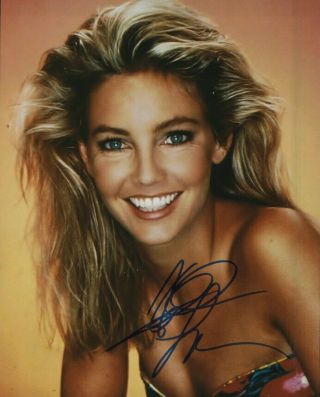 Heather Locklear Sexy Spin City Actress Signed 8x10 Photo With